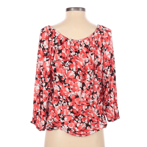 🔥 Michael Kors Three-Quarter Sleeve Blouse - Picture 3 of 4